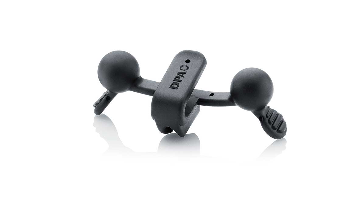 Instrumentmicrofoonclip voor saxofoon en trompet